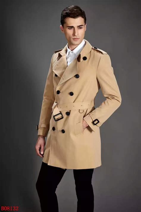 burberry trench coat men replica|authentic Burberry men trench coat.